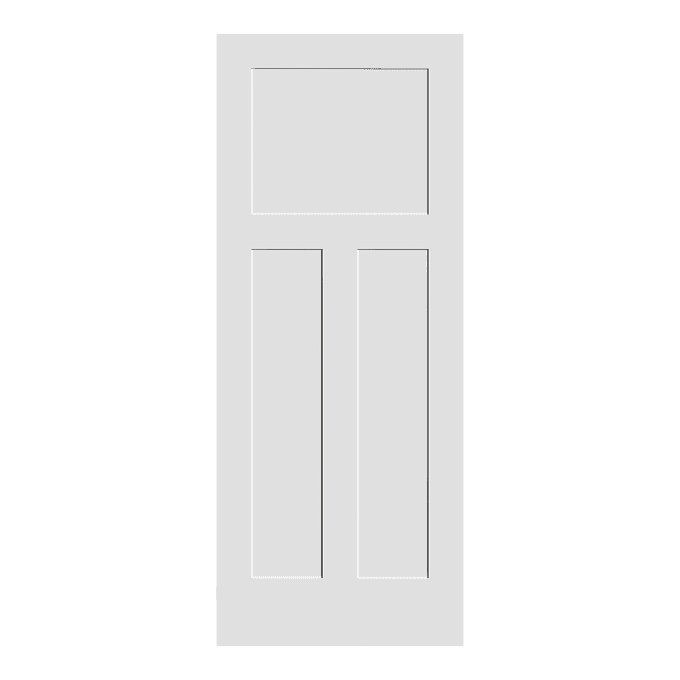 3 Panel Craftsman True Shaker